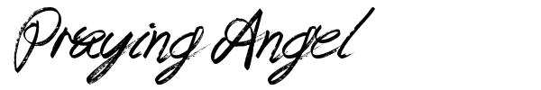 Praying Angel font preview